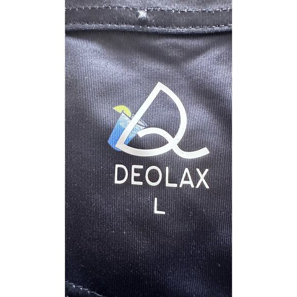 Deolax Men’s Sz L Polo Shirt Performance Moisture Wicking Cocktails - Picture 5 of 7